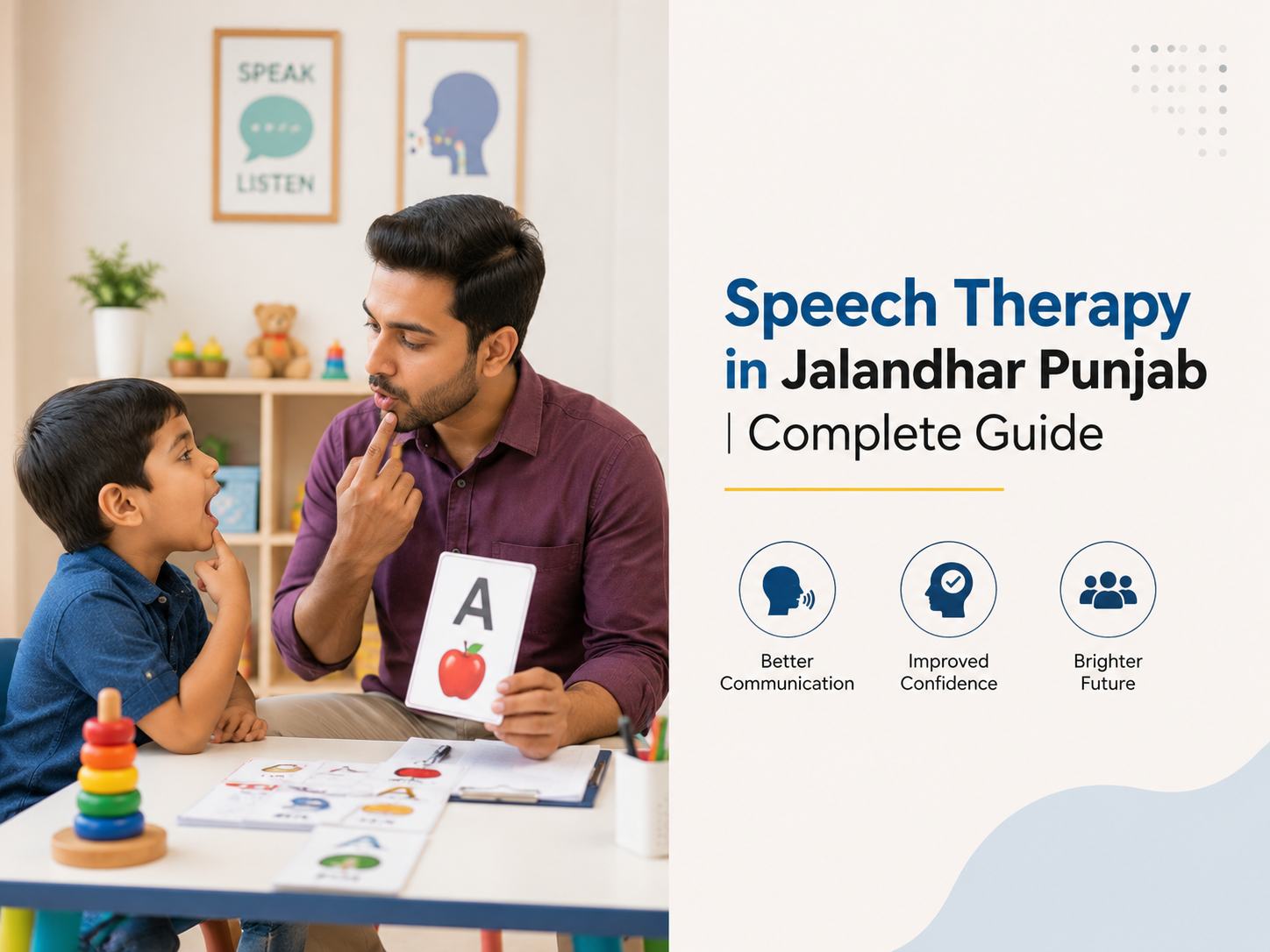 Speech Therapy in Jalandhar Punjab Complete Guide