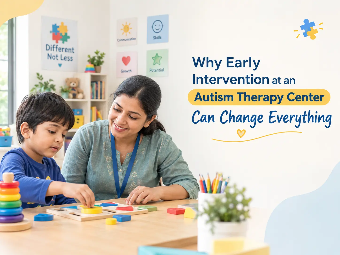 Why Early Intervention at an Autism Therapy Center Can Make a Meaningful Difference