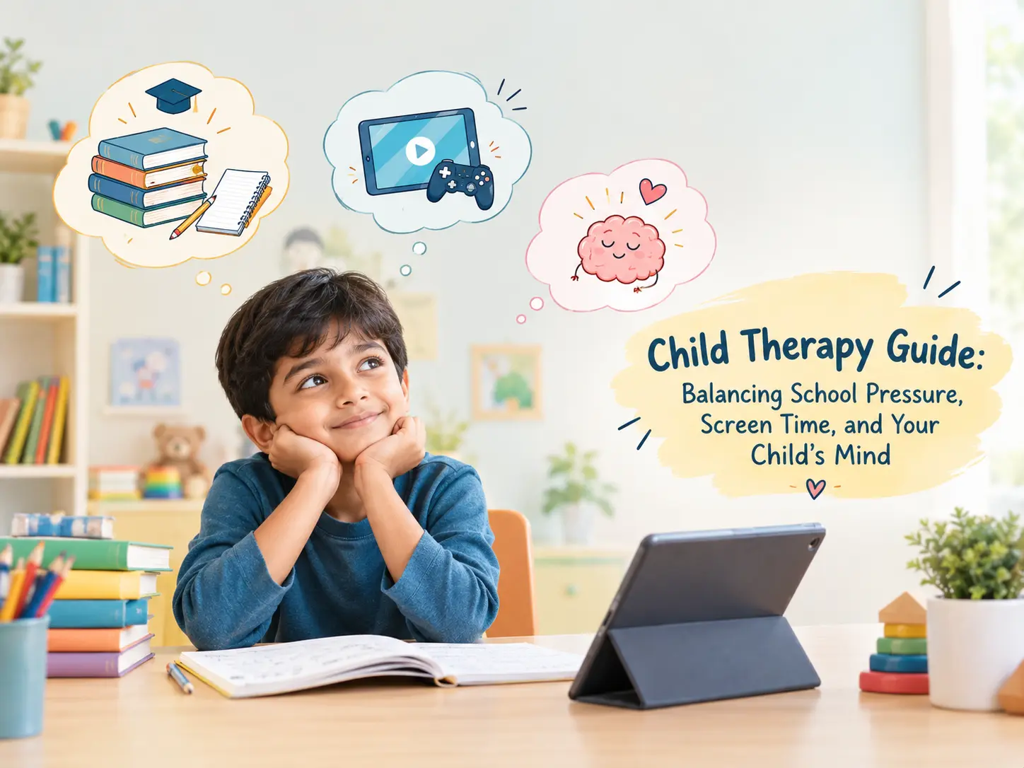 Child Therapy Guide for School Stress, Screen Time & Behaviour